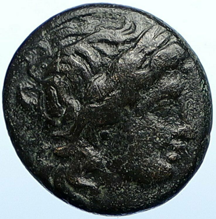 ANTIOCHOS I SOTER 261 BC Old Ancient Seleukid Greek Coin ATHENA & NIKE i108387