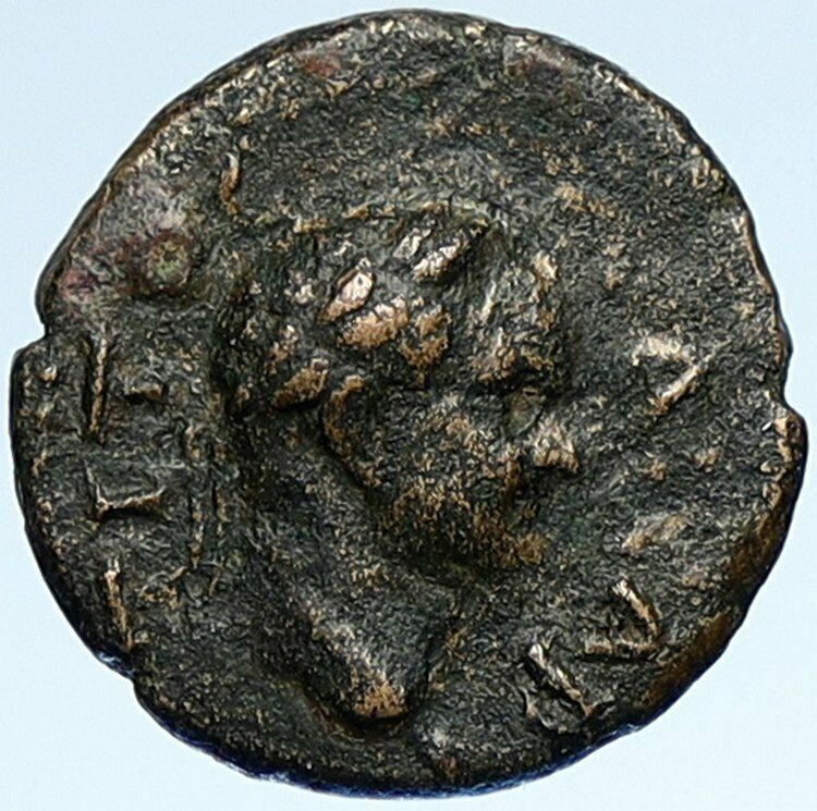 TITUS and DOMITIAN 79AD Germe in Lydia RARE Authentic Ancient Roman Coin i107448