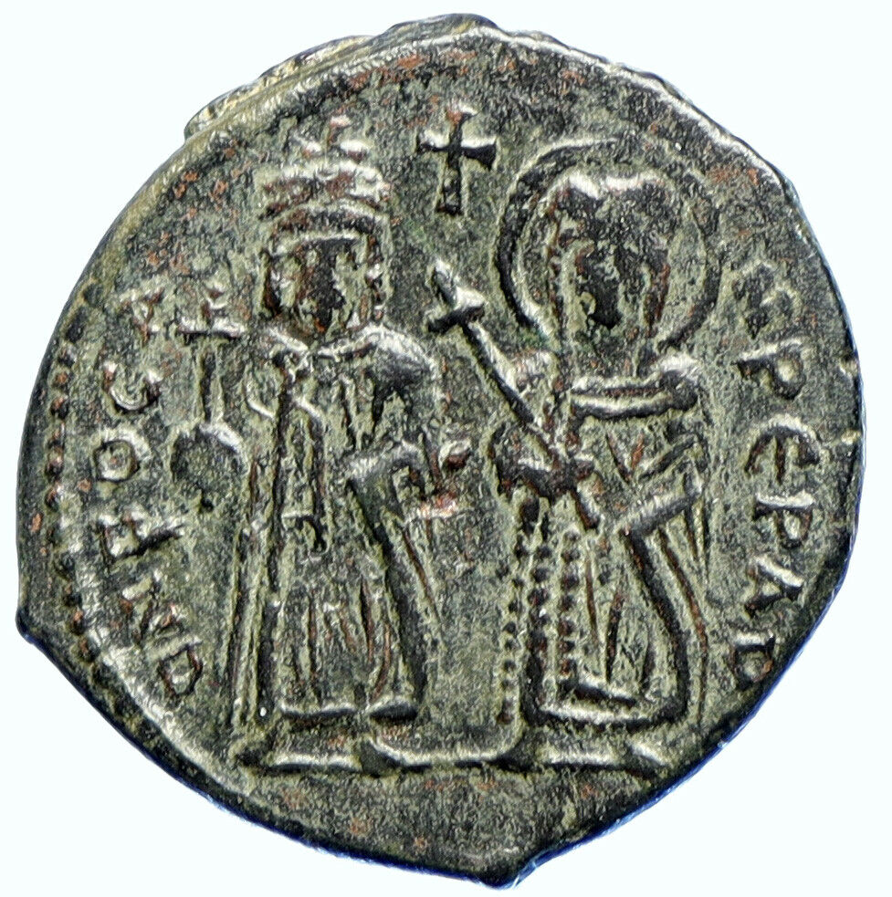 PHOCAS Authentic Ancient 602AD Follis Genuine Medieval Byzantine Coin i107544