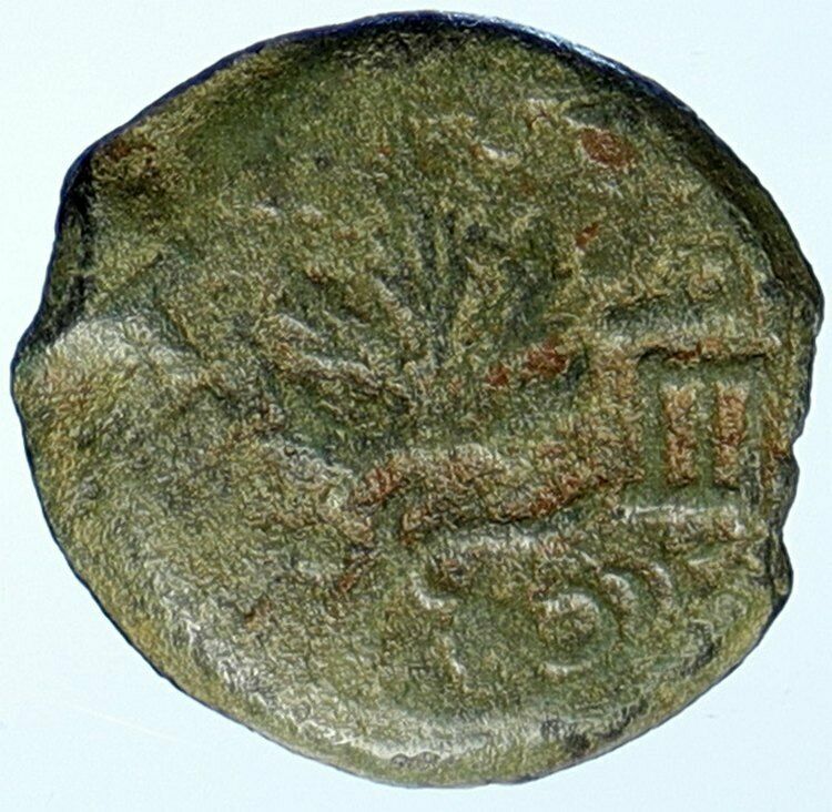 Authentic Ancient JEWISH WAR v ROMAN 68AD Yr3 JERUSALEM Old Coin AMPHORA i107546