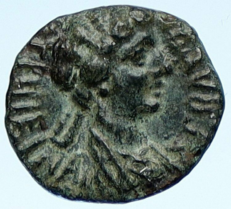 AGRIPPINA II Junior Jr. 54AD Phyrgia Authentic Roman Greek Coin w CYBELE i107526