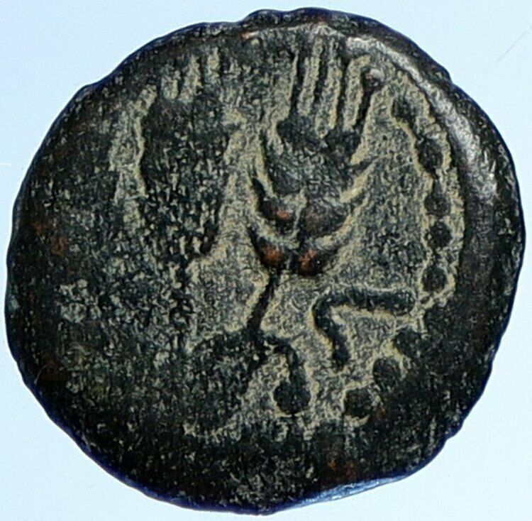 Herod AGRIPPA I JERUSALEM Biblical Claudius Time Greek Coin Hendin 1244 i110015