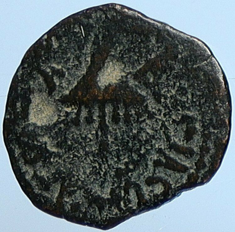 Herod AGRIPPA I JERUSALEM Biblical Claudius Time Greek Coin Hendin 1244 i110157