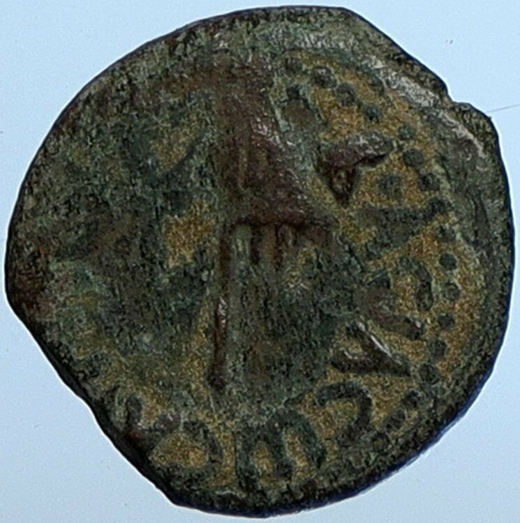 Herod AGRIPPA I JERUSALEM Biblical Claudius Time Greek Coin Hendin 1244 i110154