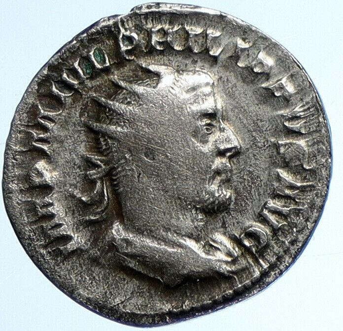 PHILIP I 'the Arab' 246AD Silver Ancient Roman Coin Good Luck FELICITAS i110038