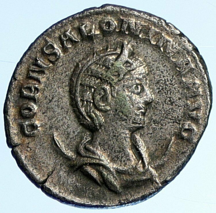 SALONINA & GALLIENUS Marriage Vows CEREMONY 255AD Ancient OLD Roman Coin i110048