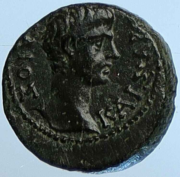 GAIUS CAESAR 21BC Laodiceia Phrygia Zeus Eagle OLD Ancient Roman Coin i110182