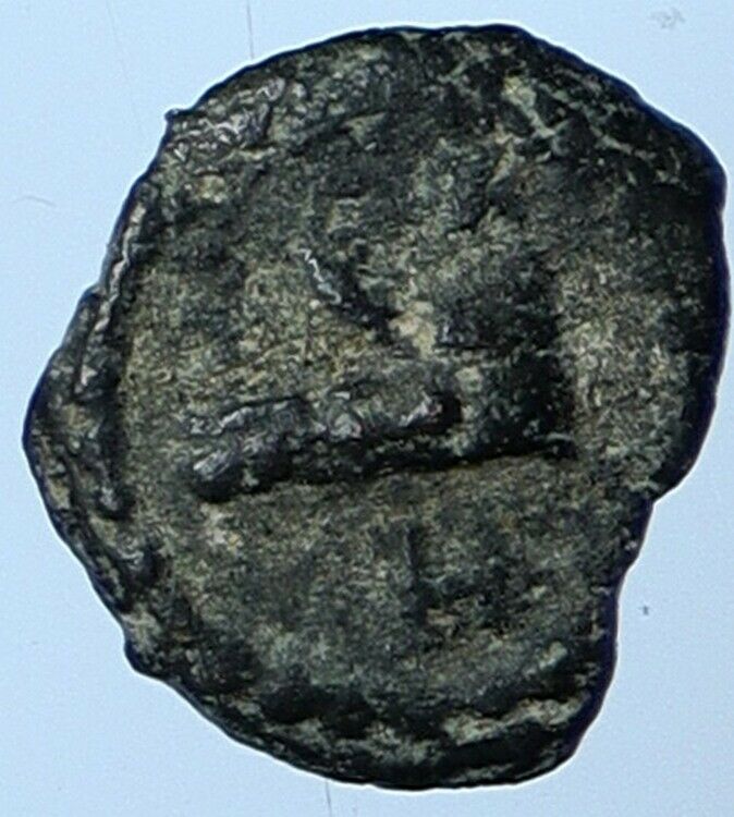 HEROD ARCHELAUS Biblical JERUSALEM Jewish Greek Coin GALLEY Hendin 1197 i110258