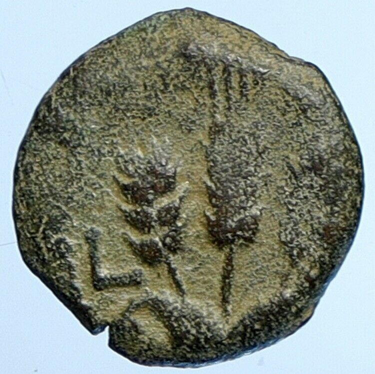 Herod AGRIPPA I JERUSALEM Biblical Claudius Time Greek Coin Hendin 1244 i110284