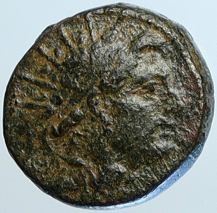 ANTIOCHOS VI Ephiphanes Seleukid OLD Authentic Ancient Greek Coin EAGLE i110131