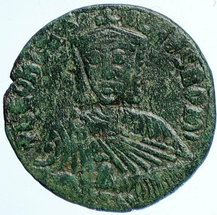 LEO VI the WISE 886AD Constantinople Follis Medieval OLD Byzantine Coin i110099