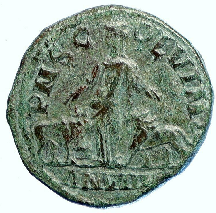 PHILIP II 247AD Viminacium OLD Ancient Roman Coin MOESIA BULL & LION i110096