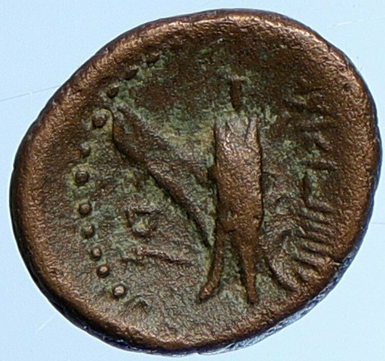 ARADOS in PHOENICIA Authentic Ancient 206BC Greek Coin w ZEUS & GALLEY i110095