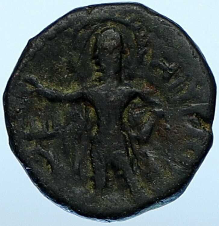 KANISHKA I Kushan Empire North INDIA Ancient Authentic Greek Coin MITRA i108559