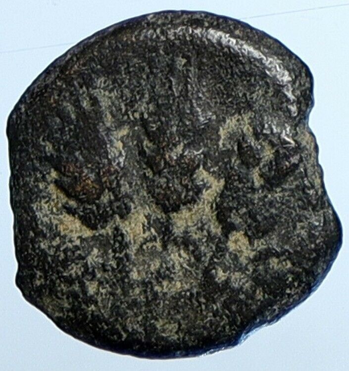 Herod AGRIPPA I JERUSALEM Biblical Claudius Time Greek Coin Hendin 1244 i110375