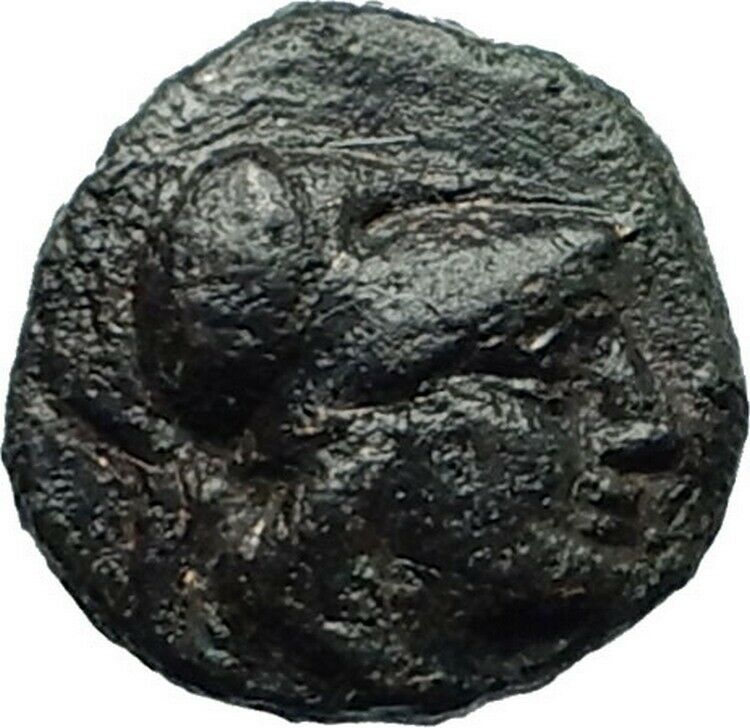 MESEMBRIA in Thrace 350BC Authentic Ancient Greek Coin Athena Minerva i75843