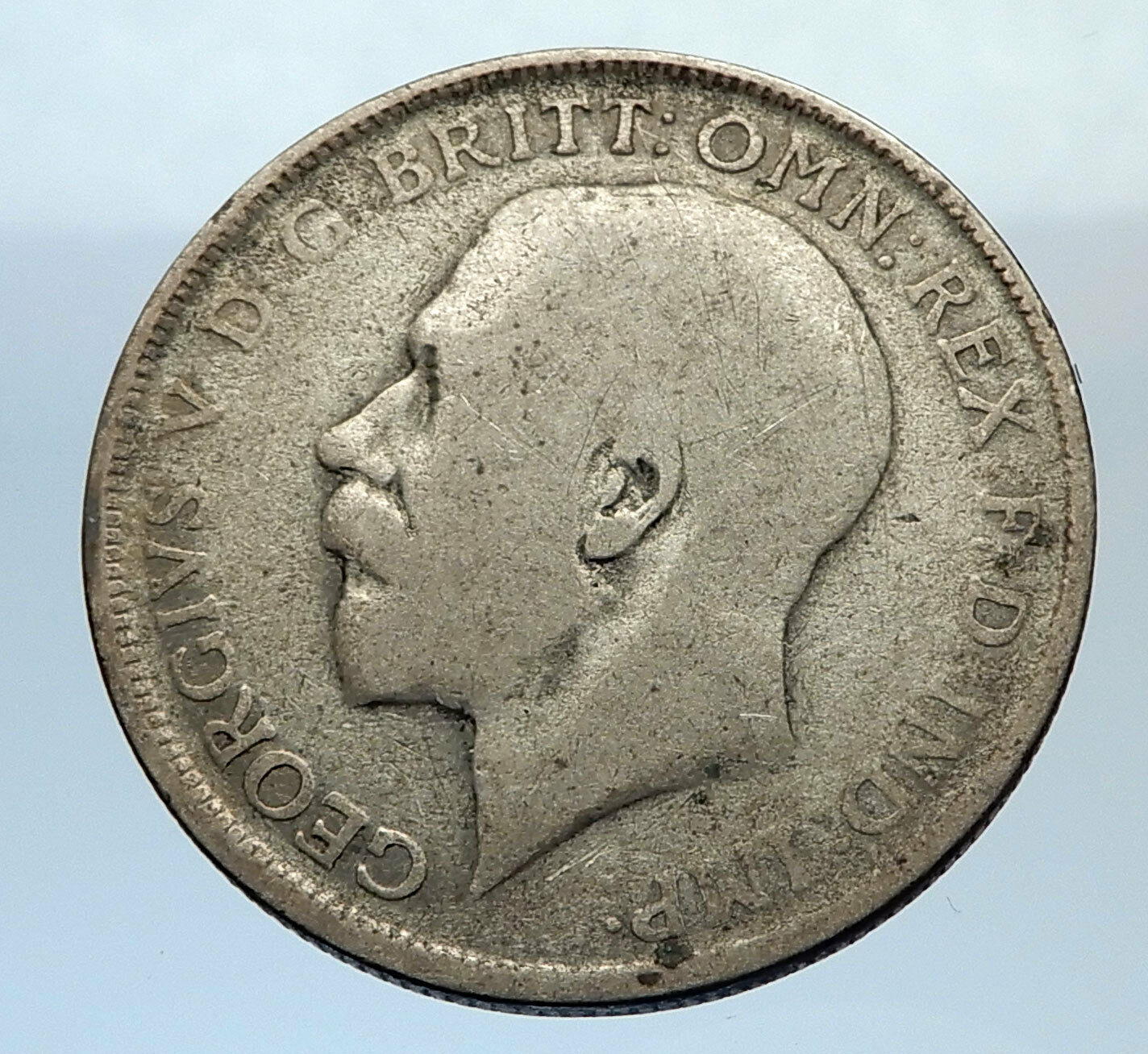 1920 United Kingdom Great Britain GEORGE V Silver Florin 2 Shillings Coin i71647