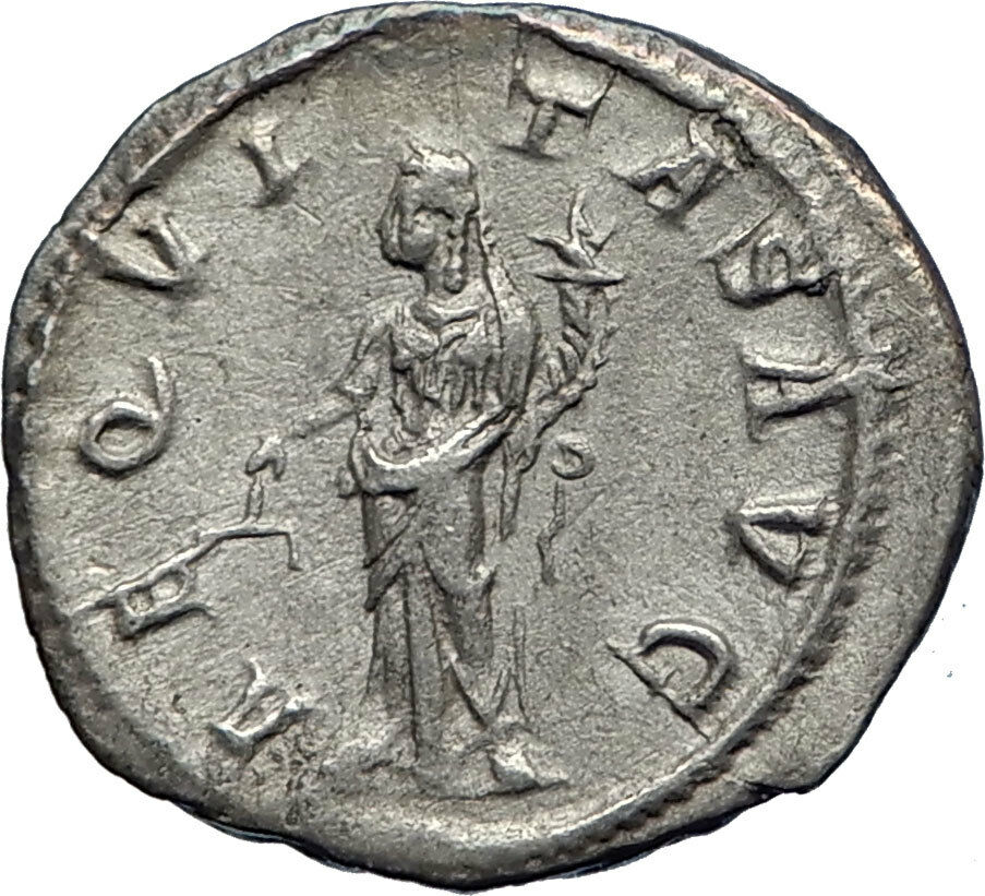 SEVERUS ALEXANDER 222AD Silver Ancient Roman Coin Equality Aequitas i74155