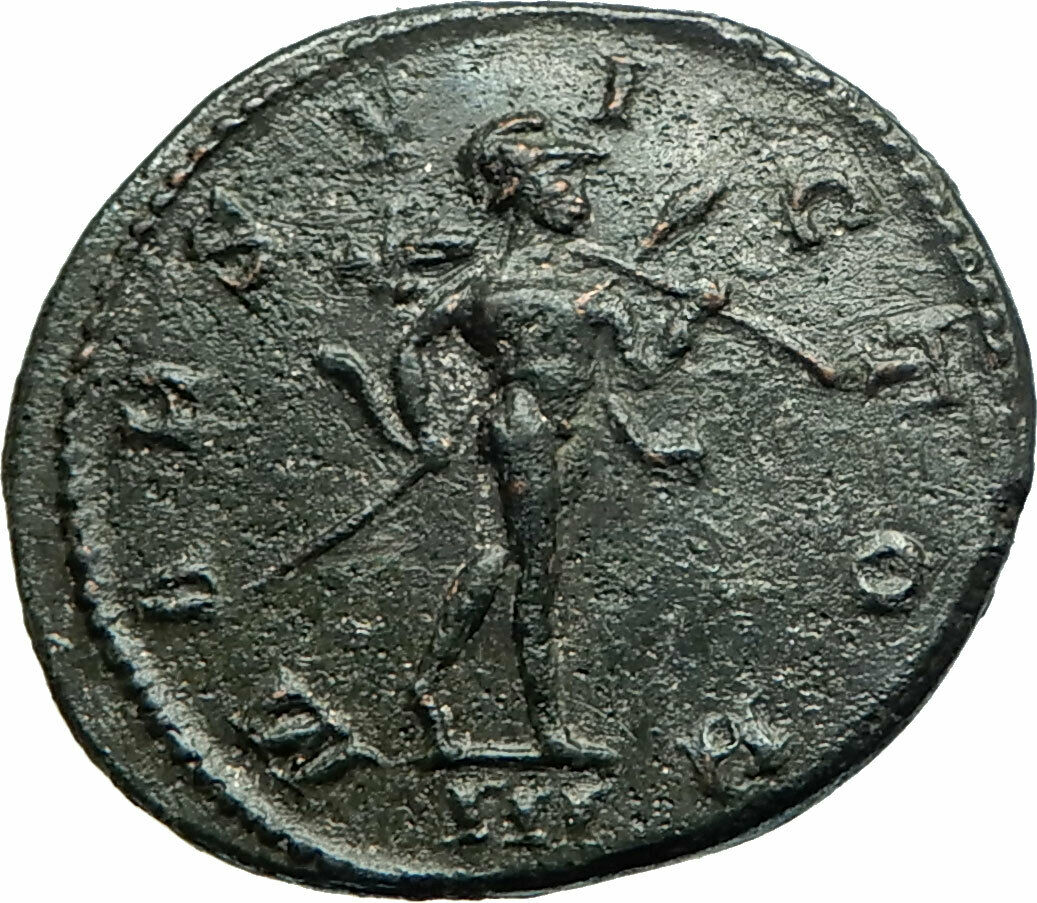 PROBUS 276AD Authentic Ancient Roman Coin Mars Ares Trophy Tropaion i76059