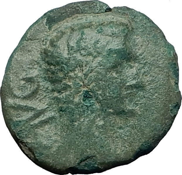 AUGUSTUS 27BC Philippi Macedonia PRIESTS Founding City Oxen Roman Coin i59281