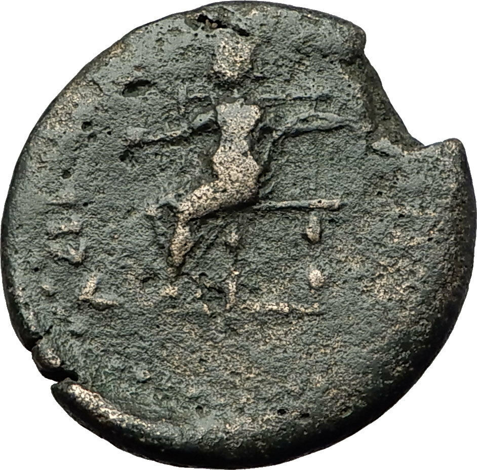 AMPHIPOLIS Macedonia Pseudo-Autonomous Tyche River-God Strymon Greek Coin i59318