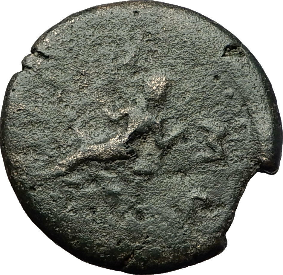 AMPHIPOLIS Macedonia Pseudo-Autonomous Tyche River-God Strymon Greek Coin i59318