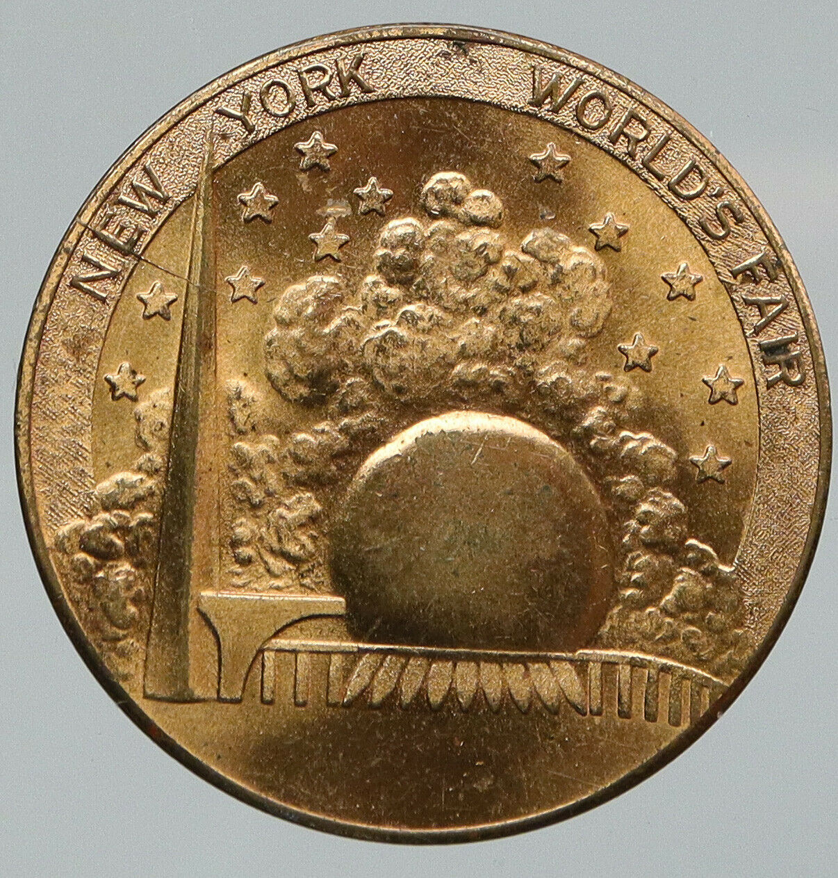 1939 USA NY WORLDS FAIR 150th President WAHINGTON Inauguration Medal Coin i91804