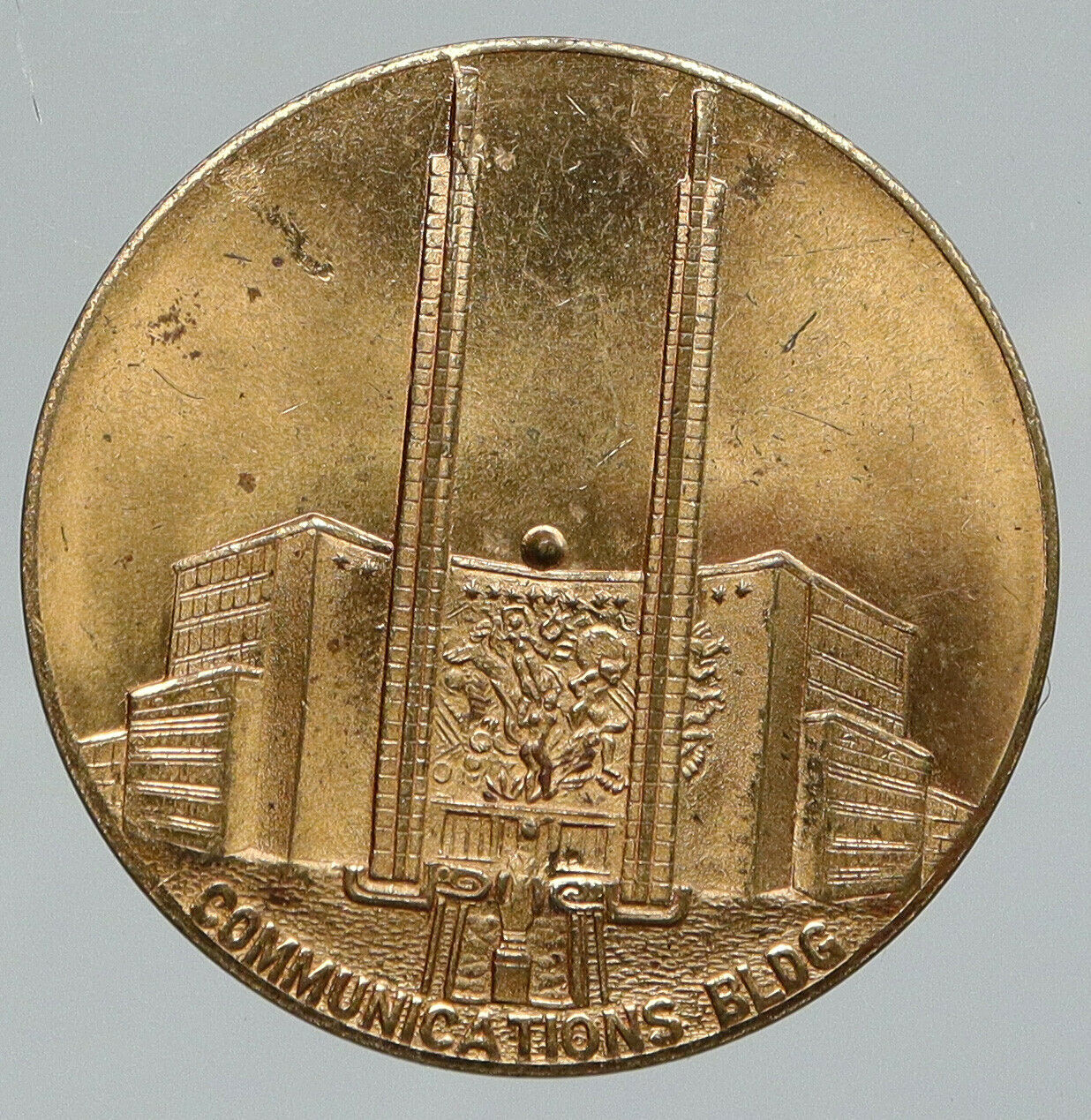 1939 USA NY WORLDS FAIR 150th President WAHINGTON Inauguration Medal Coin i91804