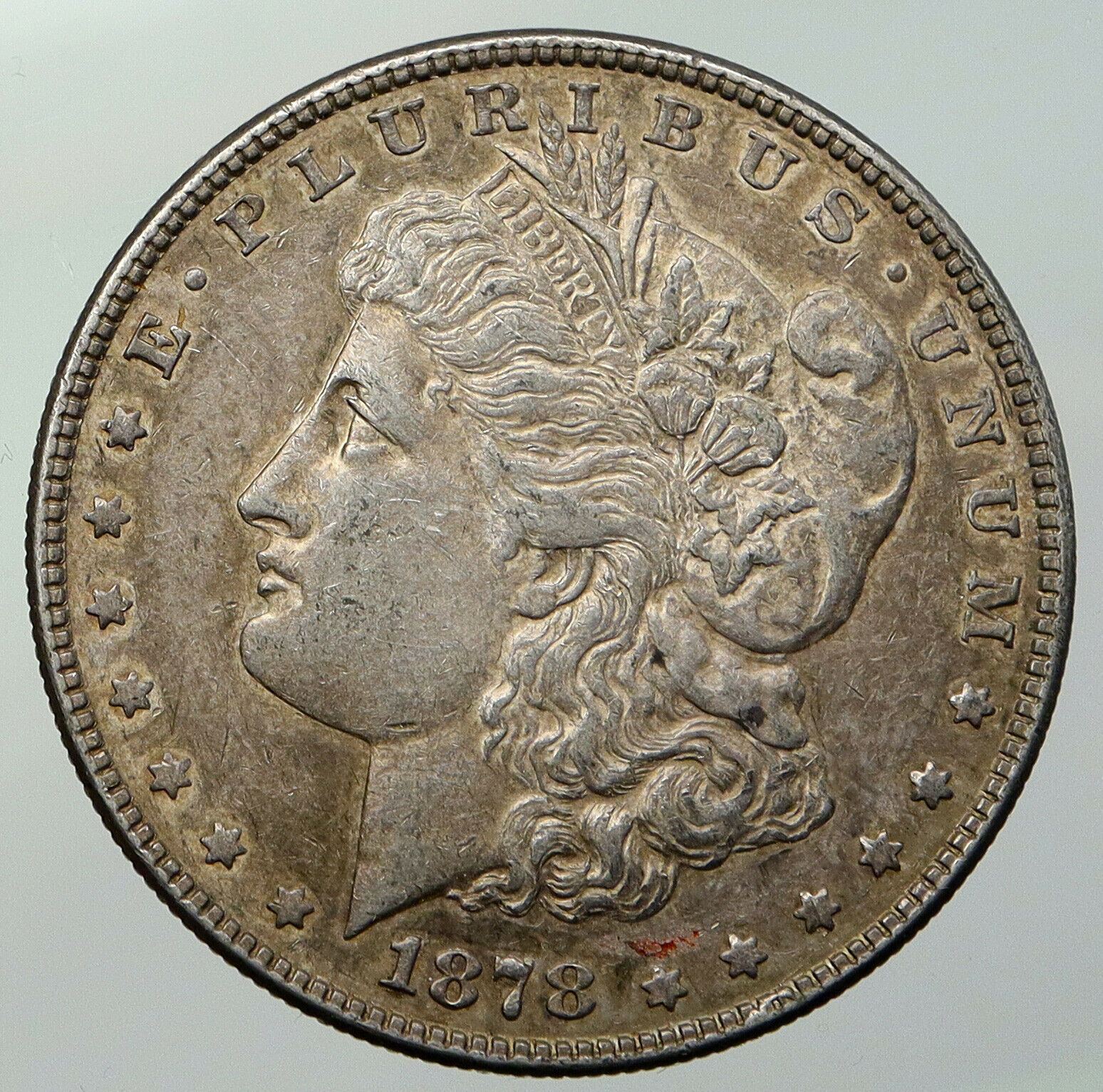 1878 P UNITED STATES of America EAGLE Old SILVER Morgan US Dollar Coin i92935