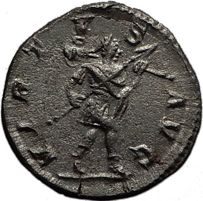 SEVERUS ALEXANDER 228AD Rome VIRTUS Authentic Ancient Silver Roman Coin i60630