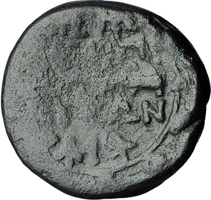 AMPHIPOLIS 168BC Authentic Ancient Greek Coin for MACEDONIA Poseidon Club i59748