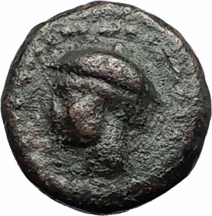 SESTOS in THRACE 300BC RARE - HERMES KITHARA Authentic Ancient Greek Coin i60887