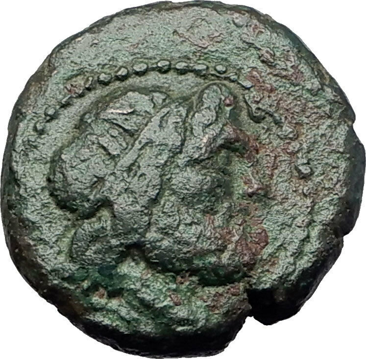 AMPHIPOLIS in MACEDONIA 148BC Rare R2 Ancient Greek Coin POSEIDON CLUB i60892