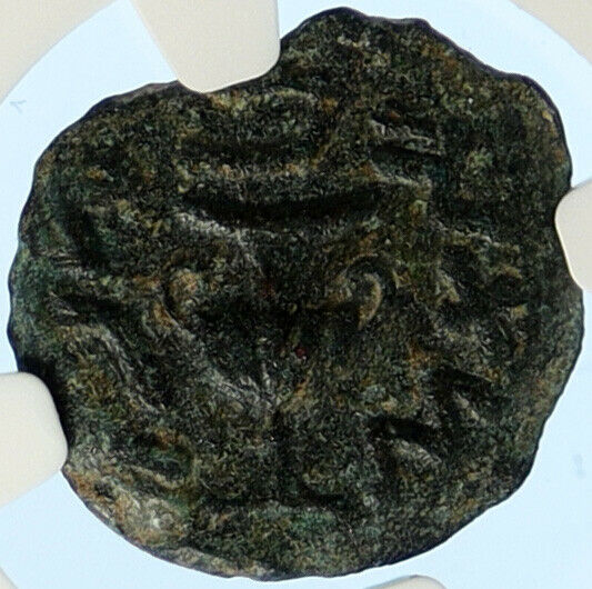 Authentic Ancient JEWISH WAR vs ROMANS 67AD Historical JERUSALEM Coin NGC i99680