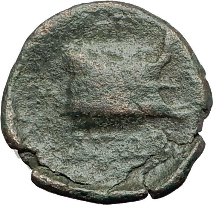 AMPHIPOLIS in MACEDONIA 95BC RARE R1 Ancient Greek Coin JUPITER GALLEY i62301