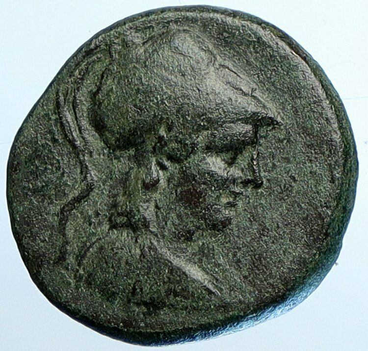 APAMEIA PHRYGIA Athena Gemini Caps DIOSCURI Eagle Ancient OLD Greek Coin i110208