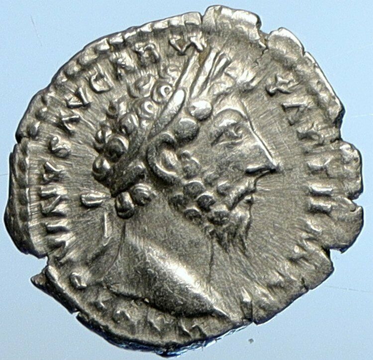 MARCUS AURELIUS as CAESAR Ancient Silver Denarius Roman Coin AEQUITAS i110197