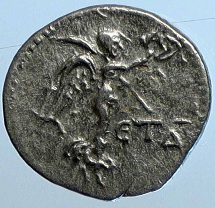 HADRIAN Authentic Ancient Caesarea Cappadocia OLD Silver Roman Coin NIKE i110205