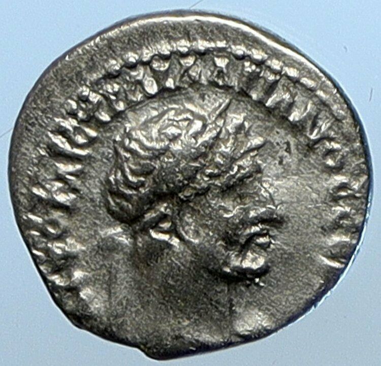 HADRIAN Authentic Ancient Caesarea Cappadocia OLD Silver Roman Coin NIKE i110205