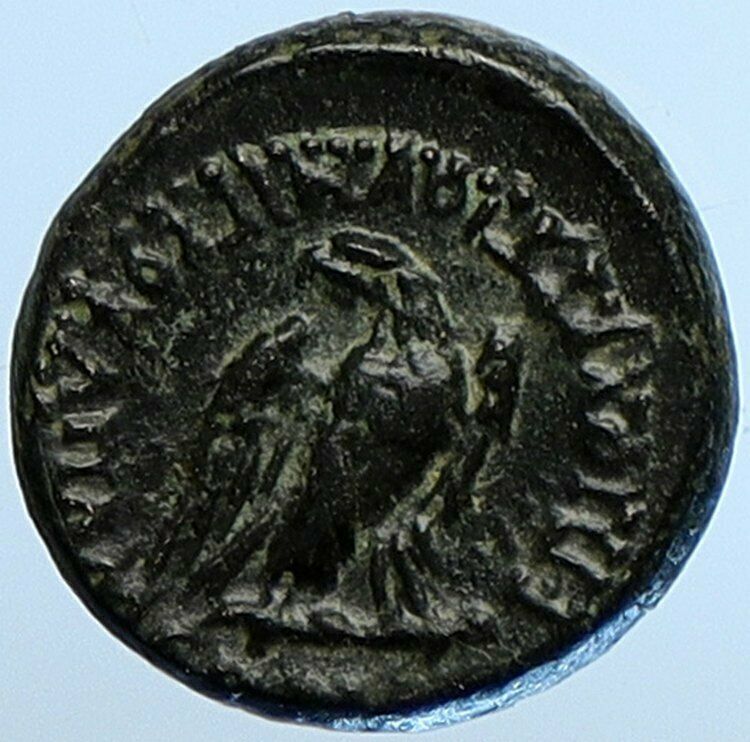 NERO Authentic Ancient Apameia in Phrygia Antique Roman Coin ZEUS EAGLE i110188