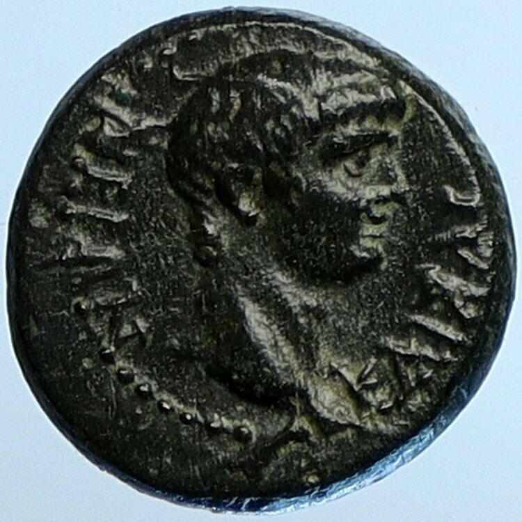 NERO Authentic Ancient Apameia in Phrygia Antique Roman Coin ZEUS EAGLE i110188