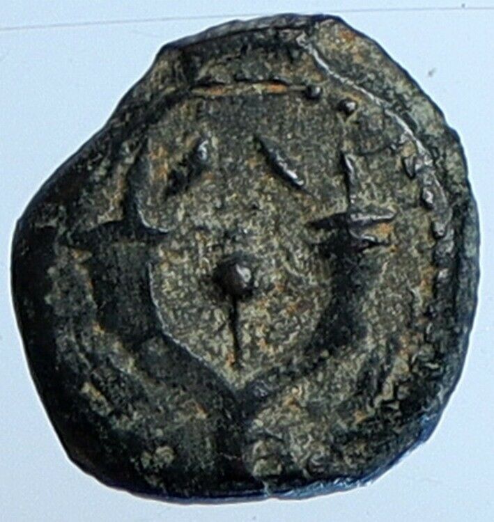 ALEXANDER JANNAEUS Biblical Jerusalem Jewish Widow's Mite Coin Hend 1145 i110506