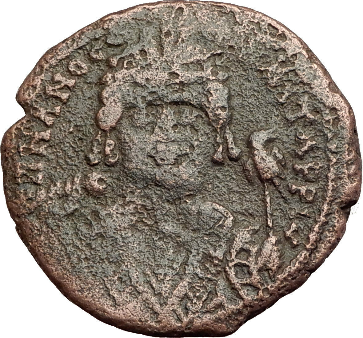 MAURICE TIBERIUS 582AD Antioch Follis Authentic Ancient Byzantine Coin i62571