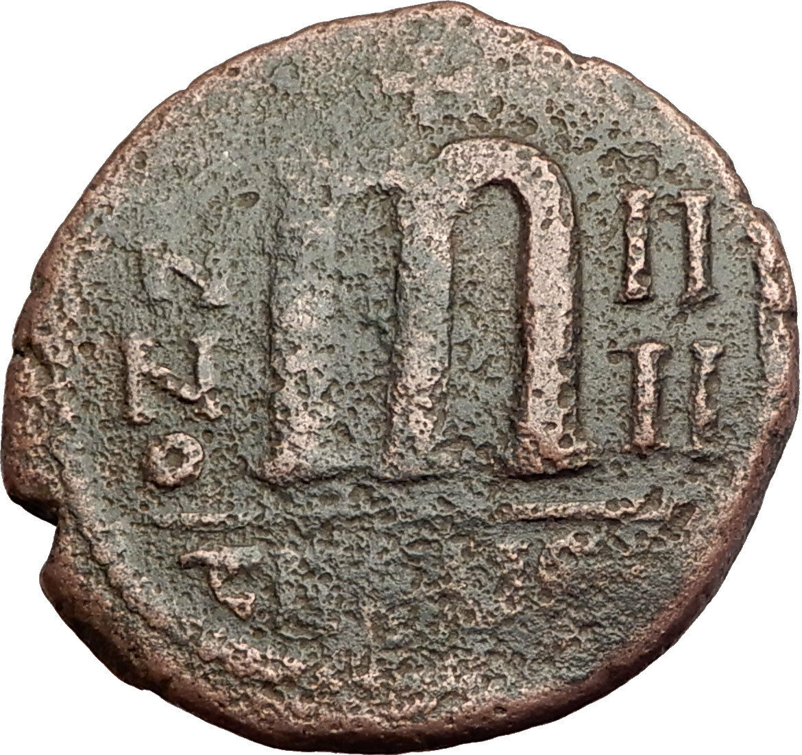 MAURICE TIBERIUS 582AD Antioch Follis Authentic Ancient Byzantine Coin i62571