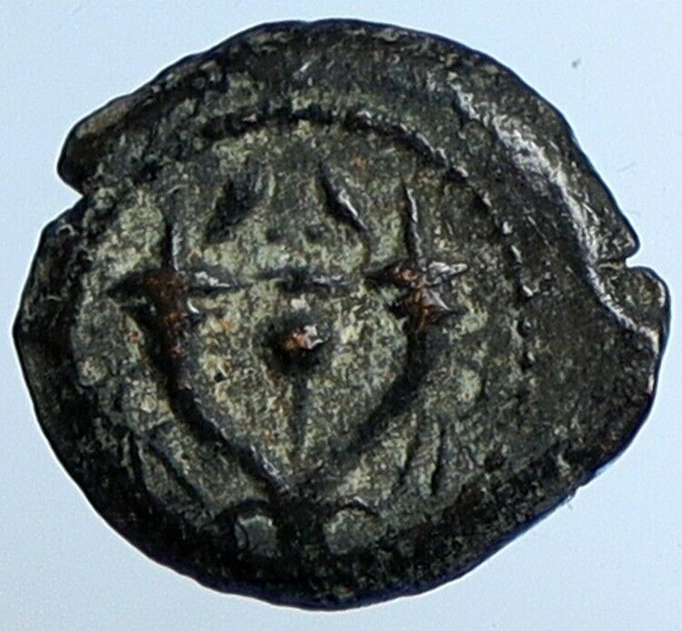 ALEXANDER JANNAEUS Biblical Jerusalem Jewish Widow's Mite Coin Hend 1145 i110503