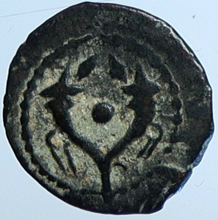 ALEXANDER JANNAEUS Biblical Jerusalem Jewish Widow's Mite Coin Hend 1145 i110498