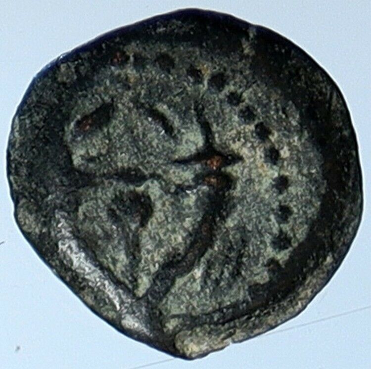 ALEXANDER JANNAEUS Biblical Jerusalem Jewish Widow's Mite Coin Hend 1145 i110501