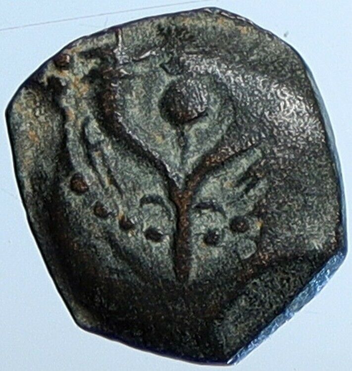 ALEXANDER JANNAEUS Biblical Jerusalem Jewish Widow's Mite Coin Hend 1145 i110497