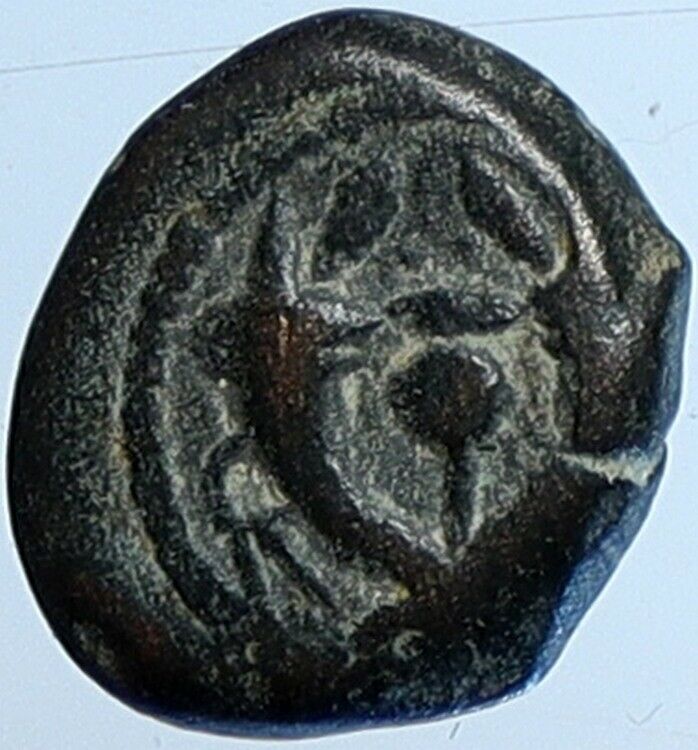 ALEXANDER JANNAEUS Biblical Jerusalem Jewish Widow's Mite Coin Hend 1145 i110499