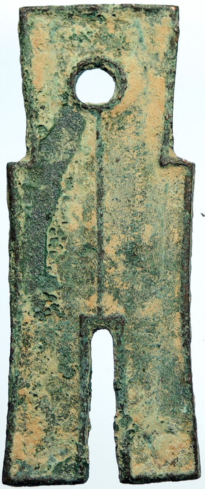 14-22 AD CHINA Xin Dynasty EMPEROR WANG MANG Huo Bu ANCIENT Spade Coin i105468